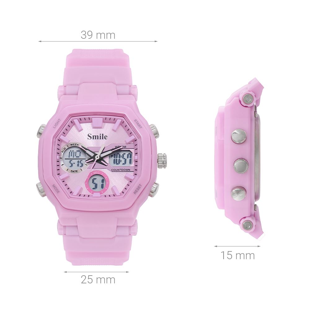Đồng hồ Smile Kid 39 mm Trẻ em SL240-03 Màu Hồng
