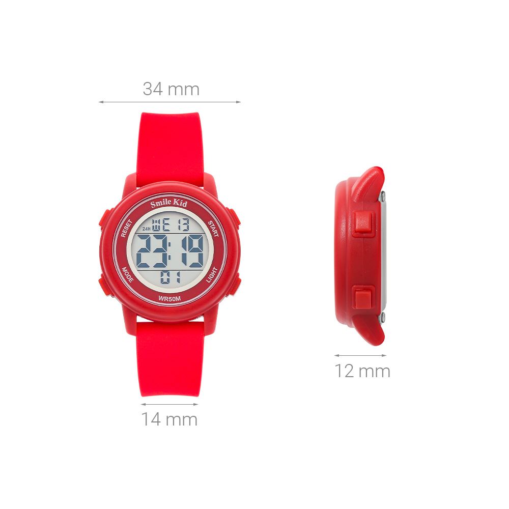 Đồng hồ Smile Kid 34 mm Trẻ em SL256-02 Màu đỏ
