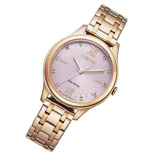 Đồng hồ Citizen 32 mm Nữ EM0503-75X Màu Vàng Hồng
