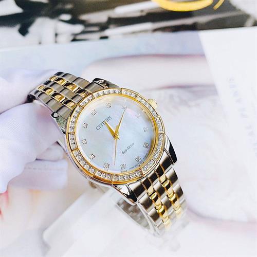 Đồng hồ Citizen 31 mm Nữ EM0774-51D Màu Màu kết hợp