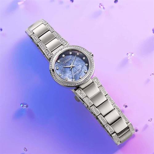 Đồng hồ Citizen 28 mm Nữ EM0840-59N Màu Bạc