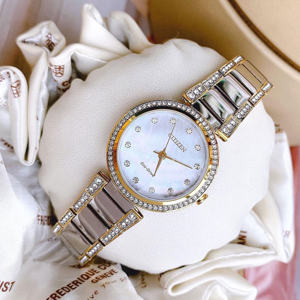 Đồng hồ Citizen 28 mm Nữ EM0844-58D Màu Bạc
