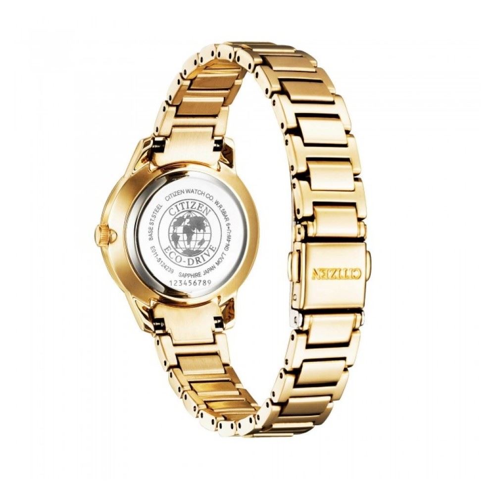 Đồng hồ Citizen 29 mm Nữ EW2593-87Y Màu Vàng Hồng