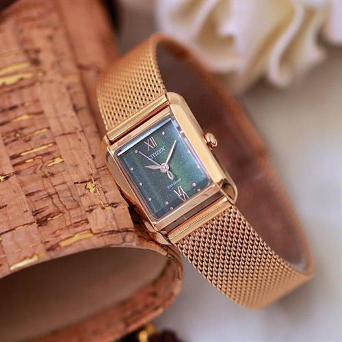 Đồng hồ Citizen 28 mm Nữ EW5593-72X Màu Vàng Hồng