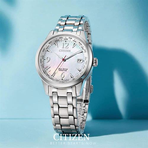 Đồng hồ Citizen 35 mm Nữ FC8001-87D Màu Bạc