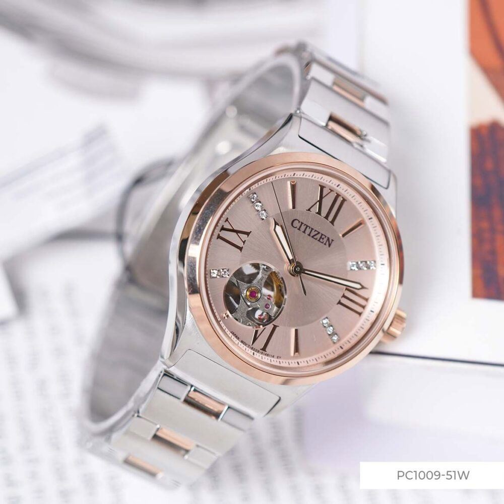 Đồng hồ Citizen 34 mm Nữ PC1009-51W Màu Màu kết hợp