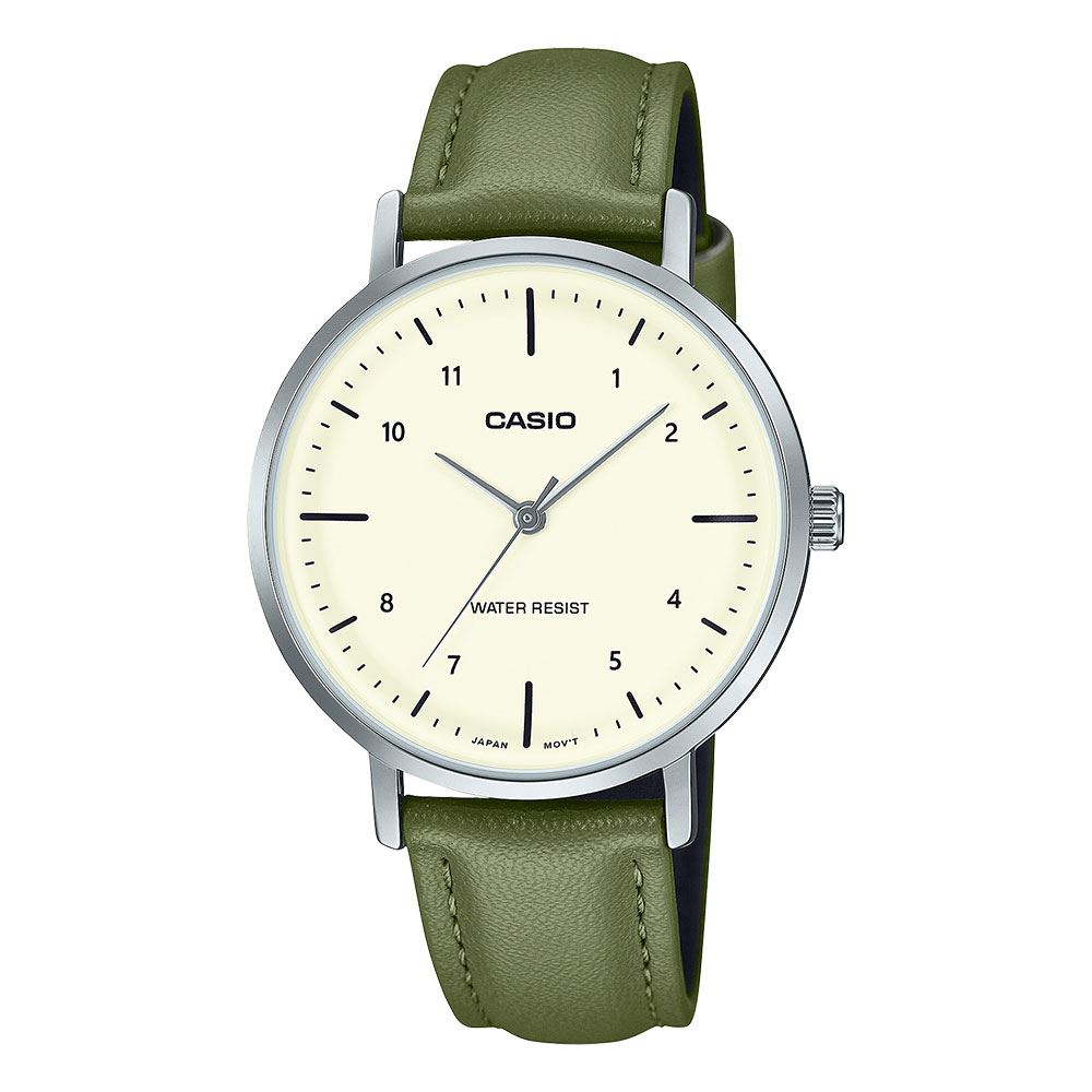 Đồng hồ Casio Timeless 34 mm Nữ LTP-VT03L-3BDF Màu Xanh