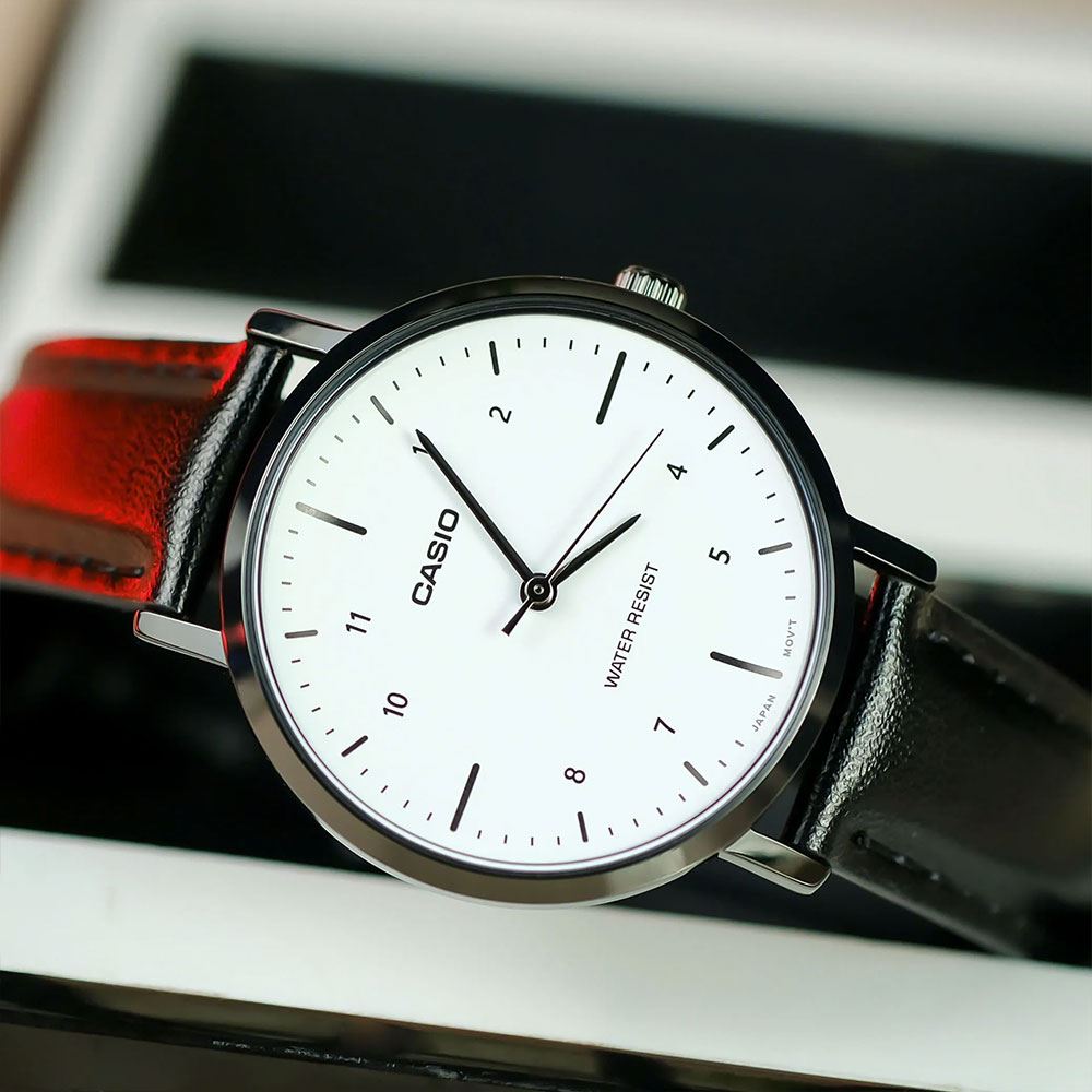 Đồng hồ Casio Timeless 34 mm Nữ LTP-VT03BL-7BDF Màu Đen