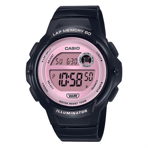 Đồng hồ Casio 40.5 mm Nữ LWS-1200H-1A2VDF Màu Đen