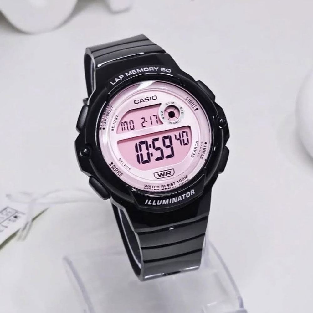Đồng hồ Casio Timeless 40.5 mm Nữ LWS-1200H-1A2VDF Màu Đen