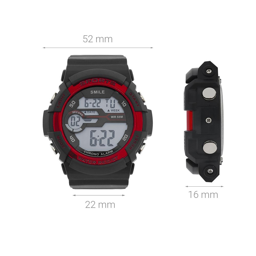 Đồng hồ Smile Kid 52 mm Trẻ em SL268-01 Màu Đen