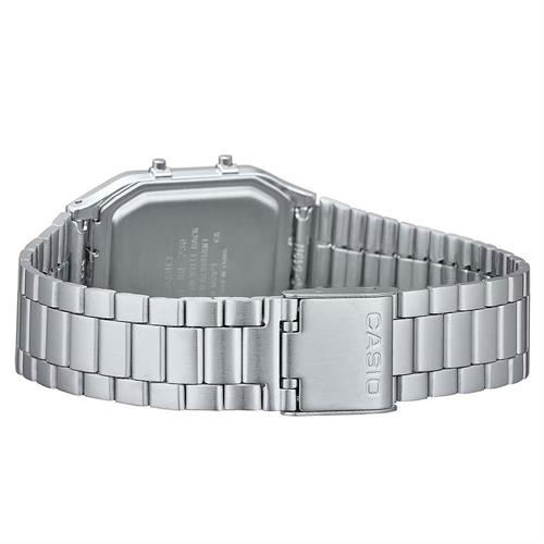 Đồng hồ Casio 29.8 mm Unisex AQ-230A-7AMQYDF Màu Bạc