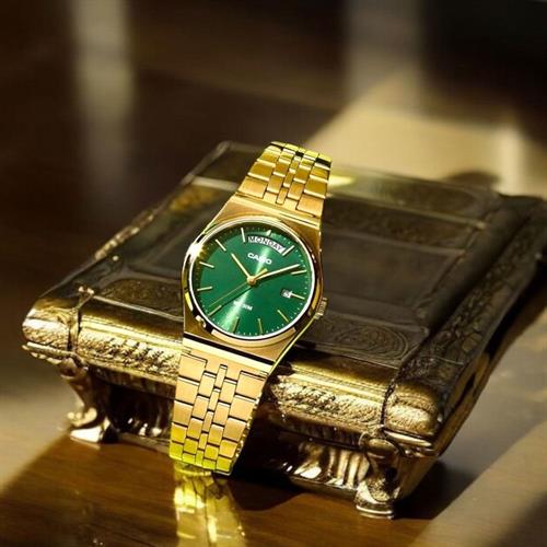 Đồng hồ Casio 35 mm Nam MTP-B146G-3AVDF Màu Vàng