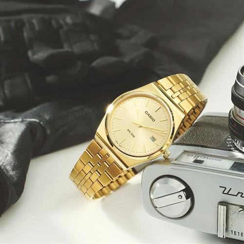 Đồng hồ Casio 35 mm Nam MTP-B146G-9AVDF Màu Vàng