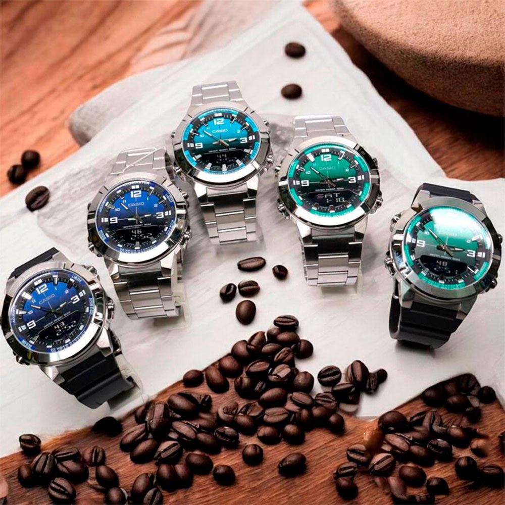Đồng hồ Casio Timeless 44 mm Nam AMW-870DA-2A2VDF Màu Bạc
