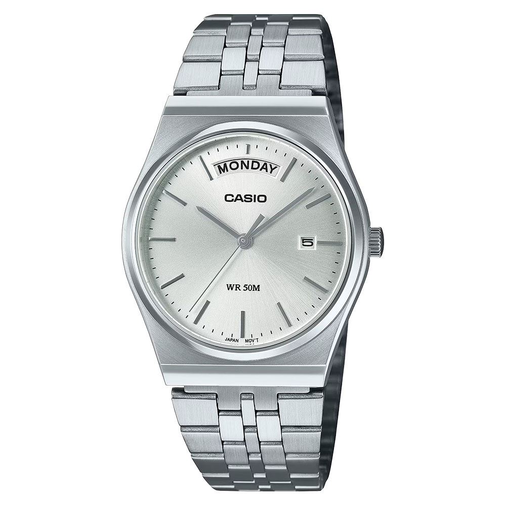 Đồng hồ Casio Timeless 35 mm Nam MTP-B146D-7AVDF Màu Bạc