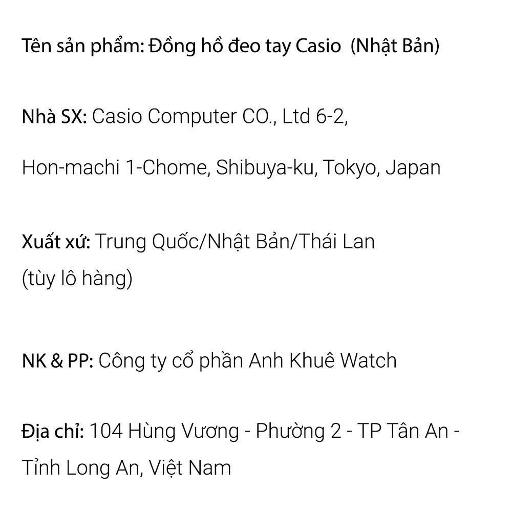 Đồng hồ Casio Timeless 35 mm Nam MTP-B146D-7AVDF Màu Bạc