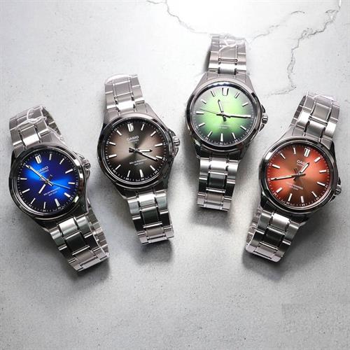 Đồng hồ Casio 41.7 mm Nam MTS-RS100D-2AVDF Màu Bạc