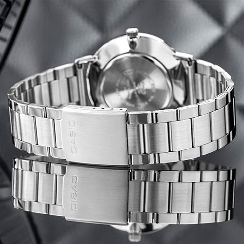 Đồng hồ Casio 40 mm Nam MTP-VT03D-1BDF Màu Bạc