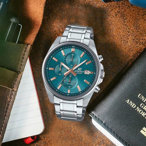Đồng hồ Edifice Casio 43.8 mm Nam EFV-610DE-2AUDF Màu Bạc