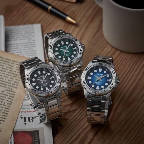 Đồng hồ Casio Timeless 43.7 mm Nam MTD-140D-1AVDF Màu Bạc