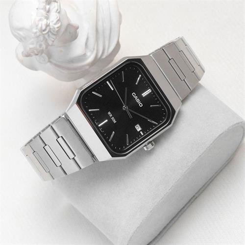 Đồng hồ Casio 32.5 mm Nam MTP-B185D-1AVDF Màu Bạc