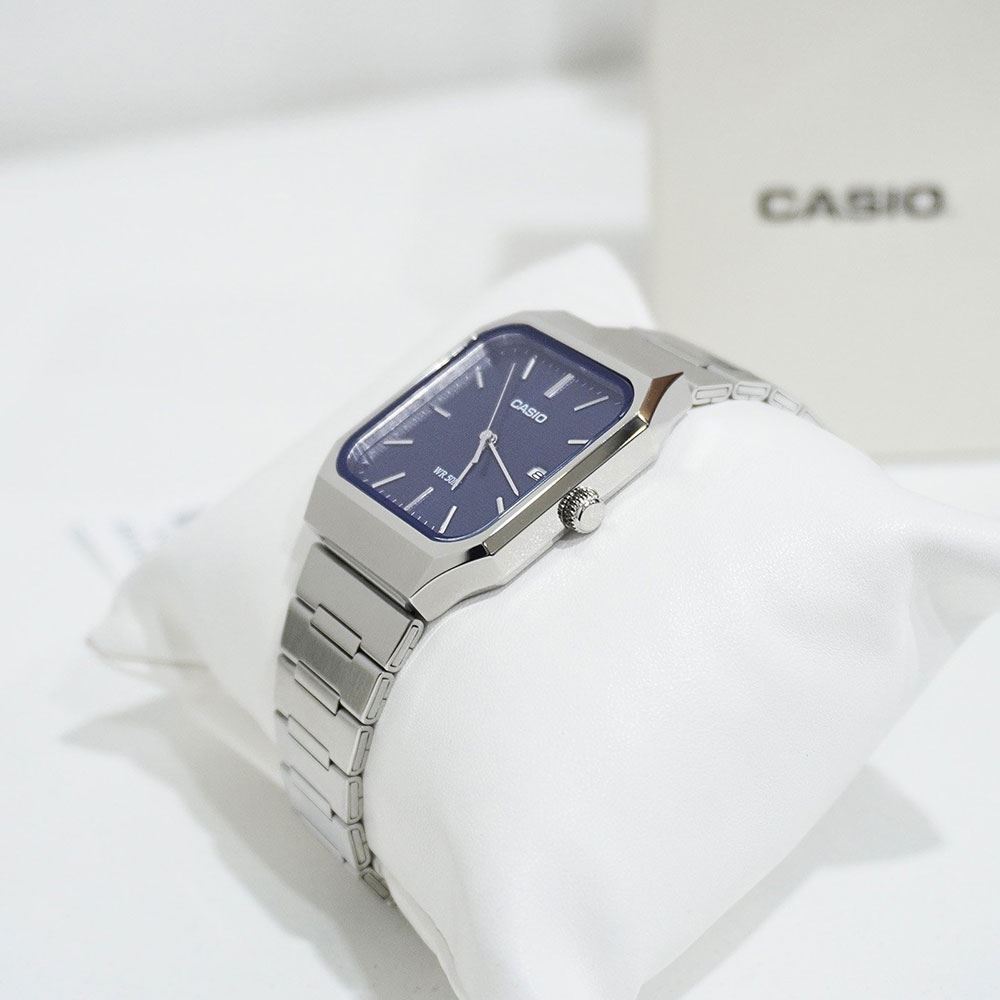 Đồng hồ Casio Timeless 32.5 mm Nam MTP-B185D-2A1VDF Màu Bạc