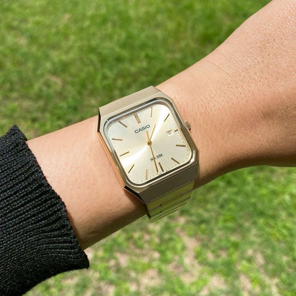 Đồng hồ Casio Timeless 32.5 mm Nam MTP-B185G-9AVDF Màu Vàng