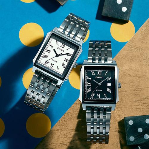 Đồng hồ Casio 31.5 mm Nam MTP-B190D-1BVDF Màu Bạc