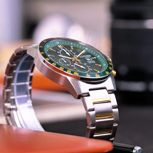 Đồng hồ Citizen 44 mm Nam AN3689-55X Màu Màu kết hợp