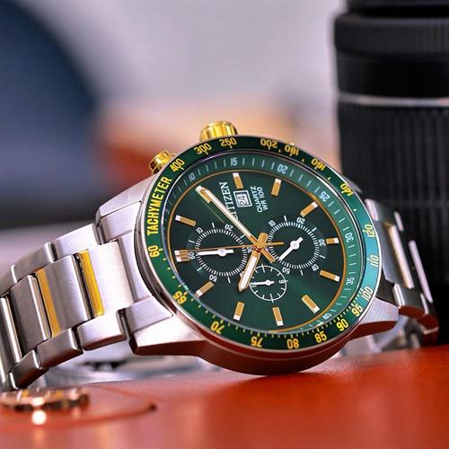 Đồng hồ Citizen 44 mm Nam AN3689-55X Màu Màu kết hợp