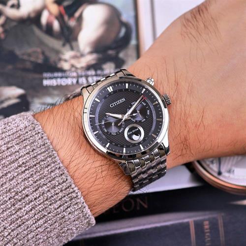 Đồng hồ Citizen 43 mm Nam AP1050-56E Màu Bạc