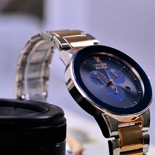 Đồng hồ Citizen 43 mm Nam AT2244-84L Màu Màu kết hợp