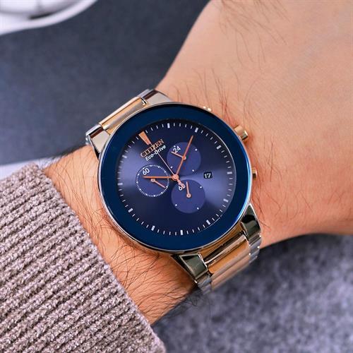 Đồng hồ Citizen 43 mm Nam AT2244-84L Màu Màu kết hợp