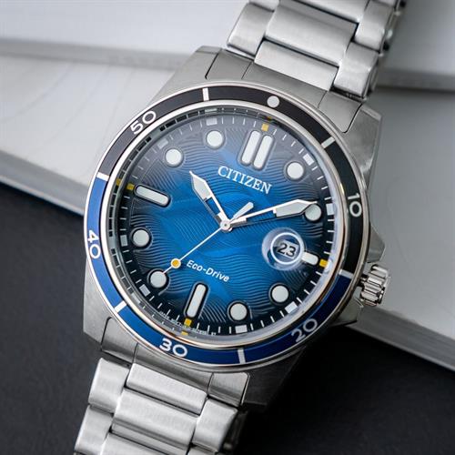 Đồng hồ Citizen 41 mm Nam AW1810-85L Màu Bạc