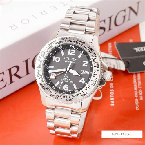 Đồng hồ Citizen 42 mm Nam BJ7100-82E Màu Bạc