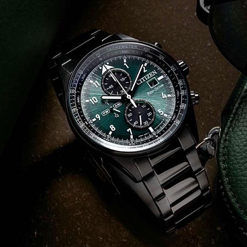 Đồng hồ Citizen 43 mm Nam CA0775-87X Màu Đen