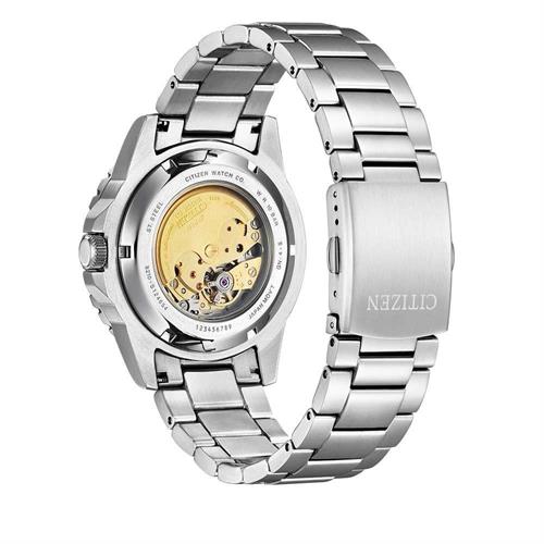 Đồng hồ Citizen 43 mm Nam NJ0121-89L Màu Bạc