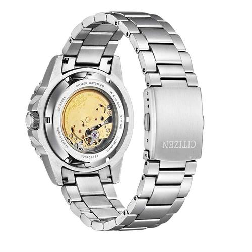 Đồng hồ Citizen 43 mm Nam NJ0129-87X Màu Bạc