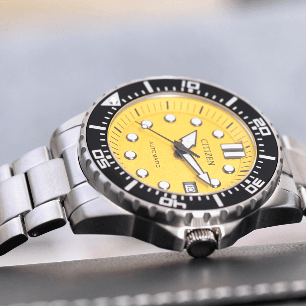 Đồng hồ Citizen 43 mm Nam NJ0170-83Z Màu Bạc