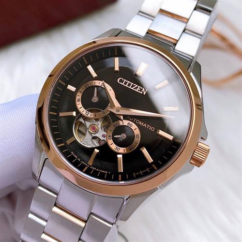 Đồng hồ Citizen 40 mm Nam NP1014-51E Màu Bạc