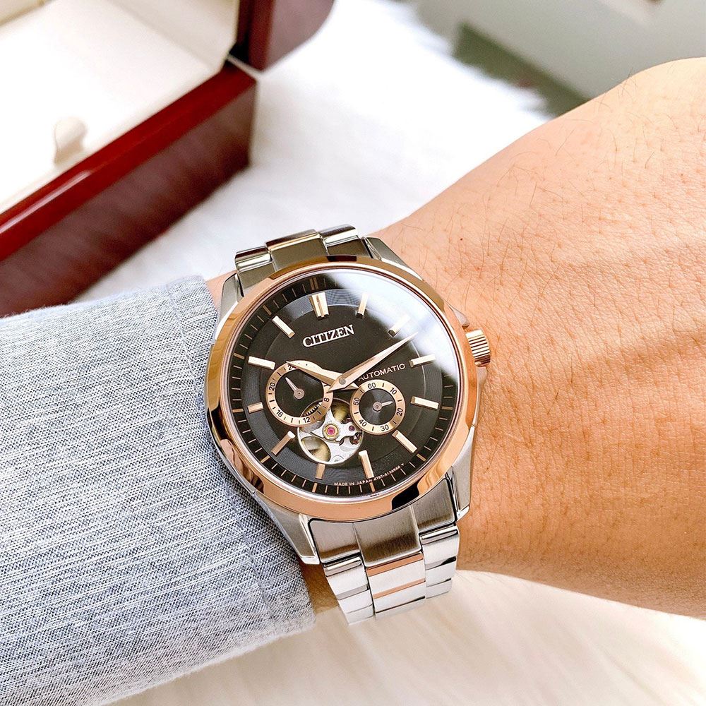 Đồng hồ Citizen 40 mm Nam NP1014-51E Màu Bạc
