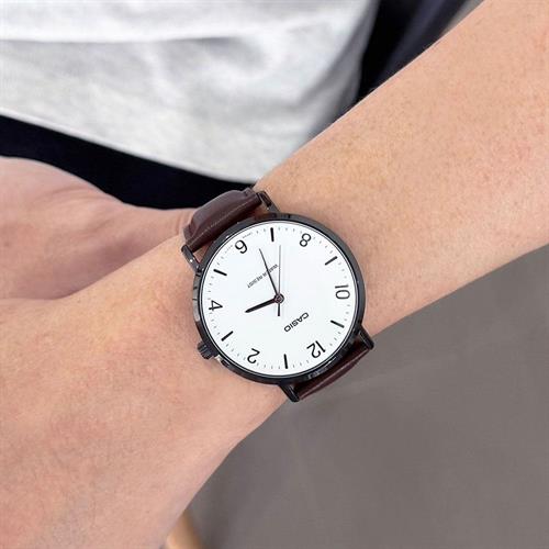 Đồng hồ Casio Timeless 40 mm Nam MTP-VT03BL-7BDF Màu Nâu