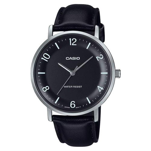 Đồng hồ Casio 40 mm Nam MTP-VT03L-1BDF Màu Đen
