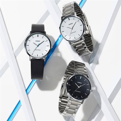 Đồng hồ Casio Timeless 40 mm Nam MTP-VT04L-7EDF Màu Đen
