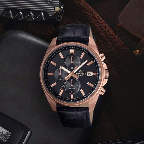 Đồng hồ Edifice Casio 43.8 mm Nam EFV-610ECL-1AUDF Màu Đen