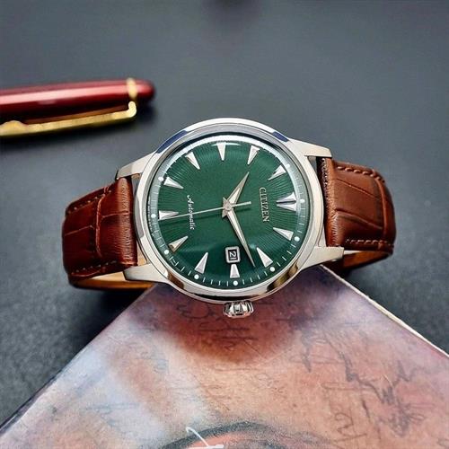 Đồng hồ Citizen 41 mm Nam NK0001-25X Màu Nâu