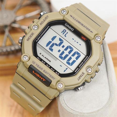 Đồng hồ Casio 49.7 mm Nam AE-1600H-5AVDF Màu Màu be