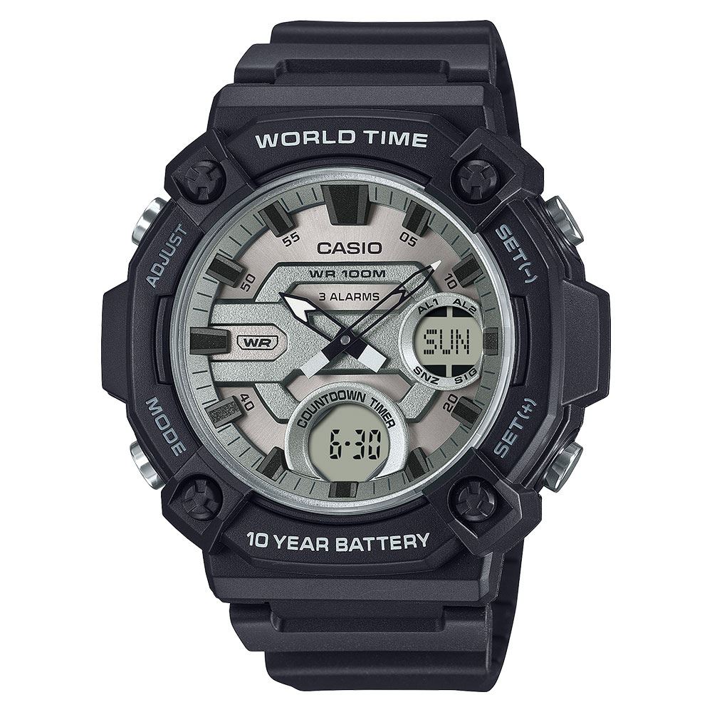 Đồng hồ Casio Timeless  52.2 mm Nam AEQ-120W-7AVDF Màu Đen