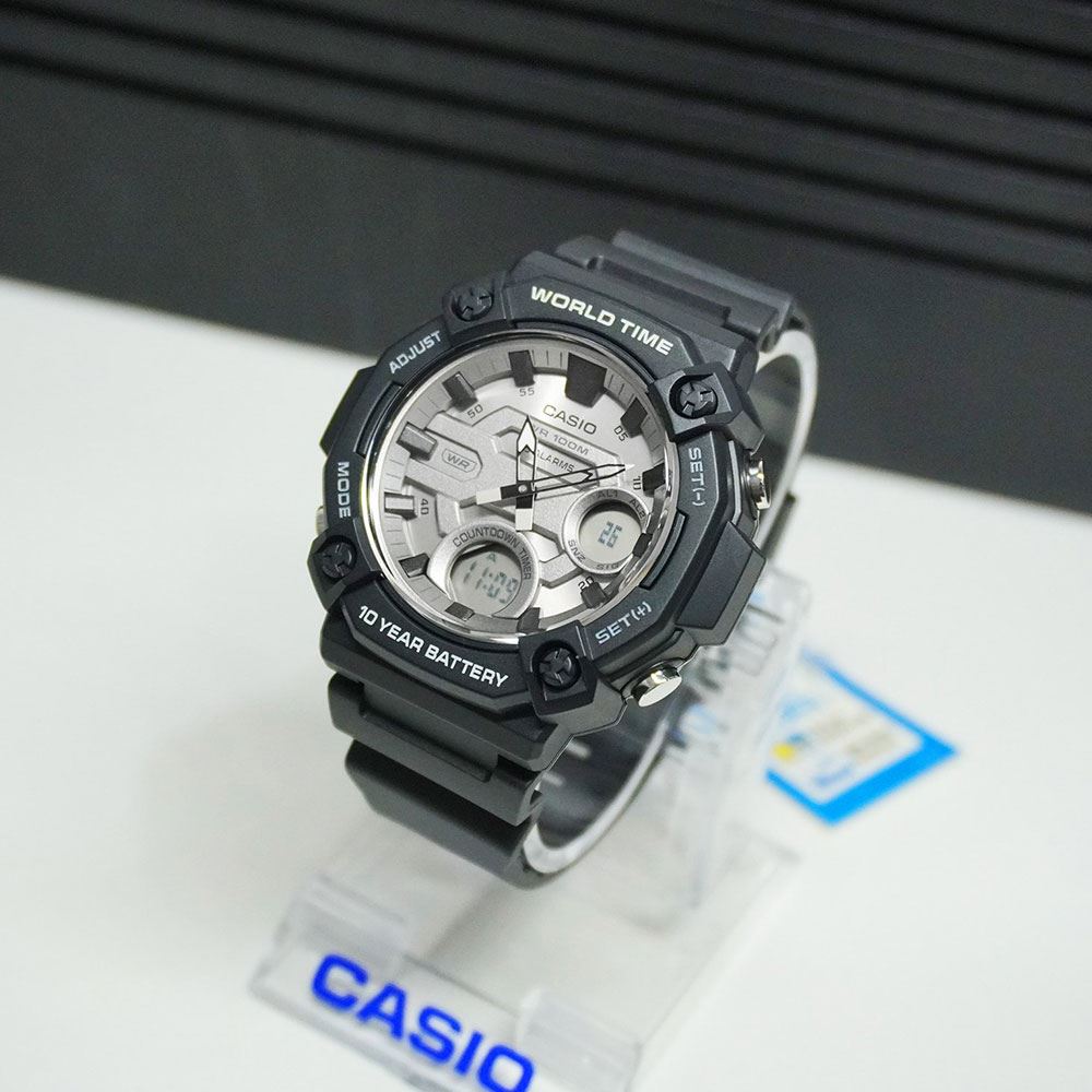 Đồng hồ Casio Timeless  52.2 mm Nam AEQ-120W-7AVDF Màu Đen